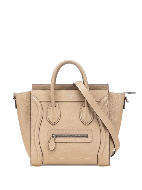 Céline Pre-Owned 2000-2025 Nano Leather Luggage Tote satchel