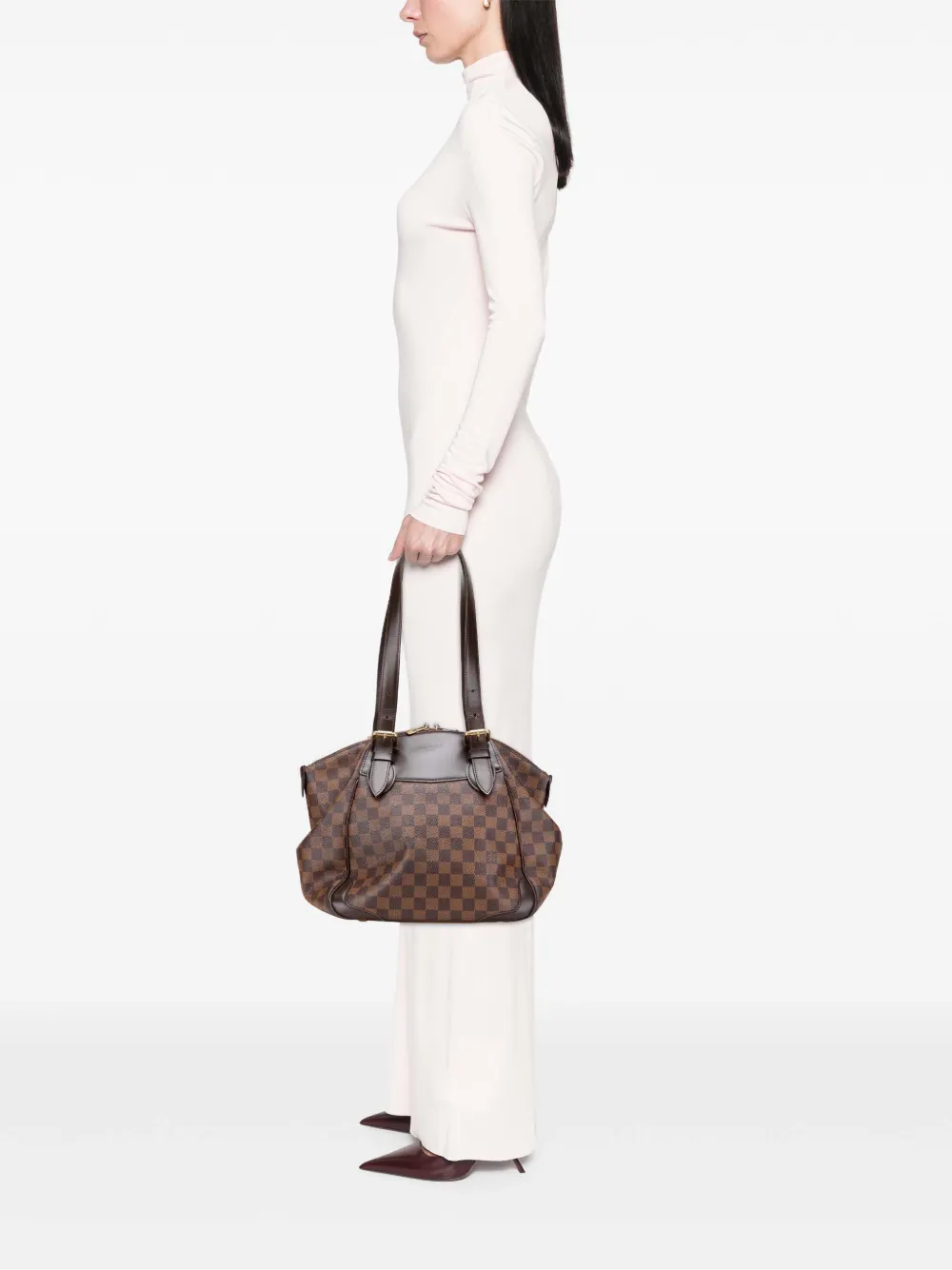 Louis Vuitton Pre-Owned 2010 Damier Ebene Verona GM shoulder bag | Pre-Owned | Image 2