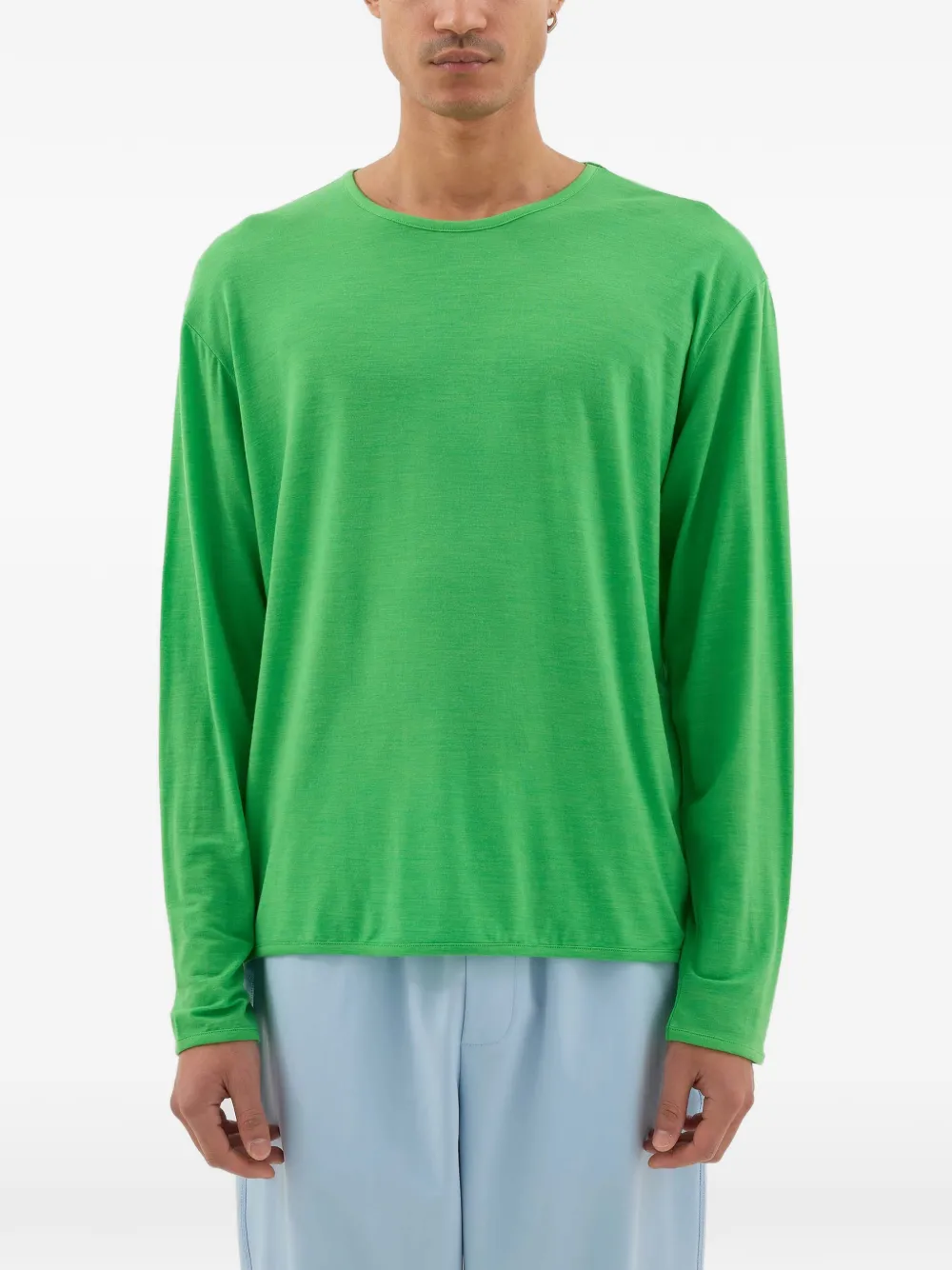 Sunnei T-shirt met lange mouwen Groen