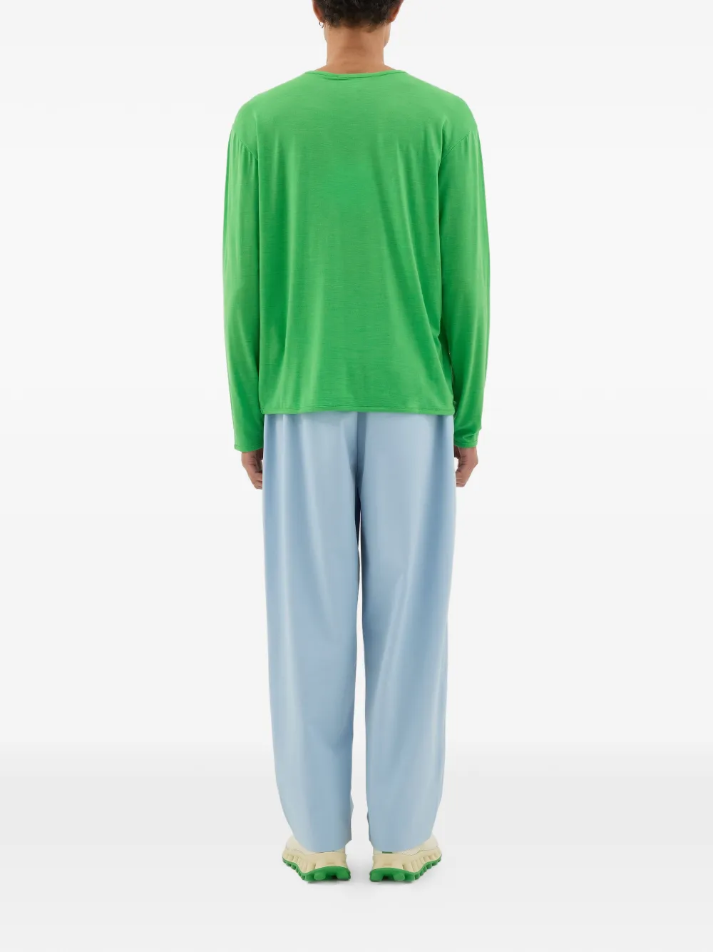 Sunnei T-shirt met lange mouwen Groen