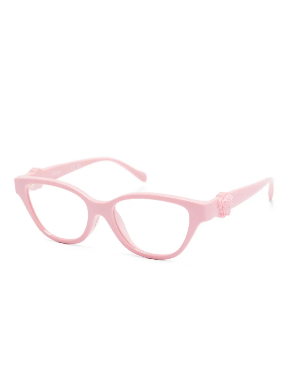 Versace Kids Medusa verfraaide zonnebril met cat-eye montuur Roze