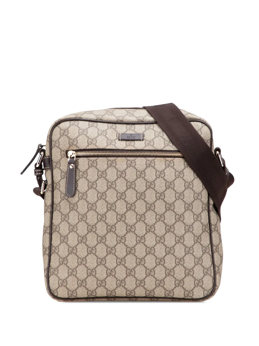 Gucci Pre-Owned 2000-2015 GGスプリーム ショルダーバッグ - ブラウン Gucci Pre-Owned 2000-2015 GGスプリーム ショルダーバッグ - ブラウン