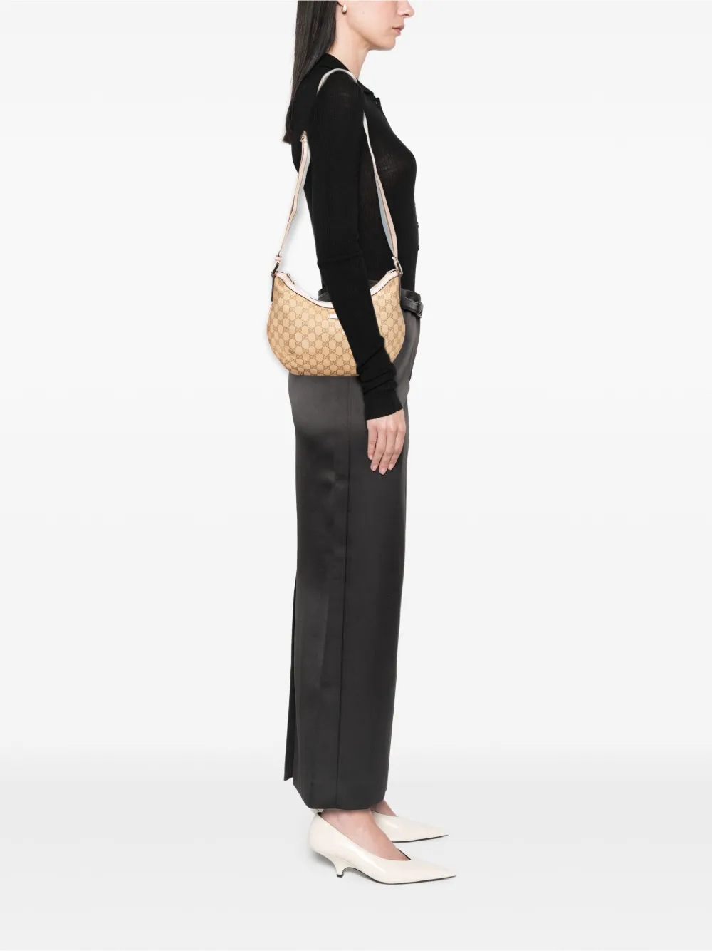 Gucci Pre-Owned 2000-2015 GG Canvas Web crossbody bag | Pre-Owned | Image 2