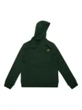 The North Face Kids graphic-print hoodie - Green