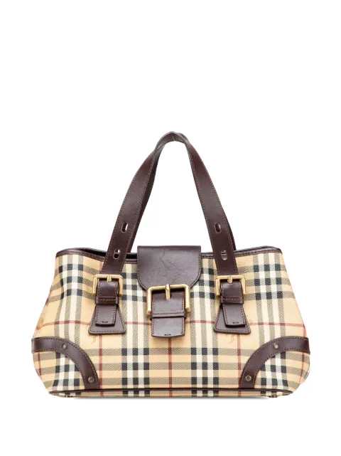 Burberry Pre-Owned 2000-2017 Haymarket Check Coated Canvas handbag