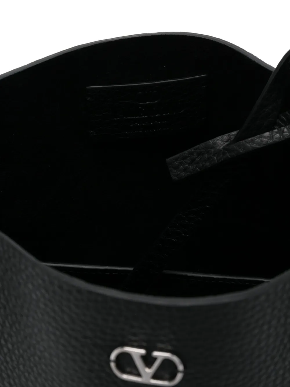 Valentino Garavani studded leather tote bag Zwart