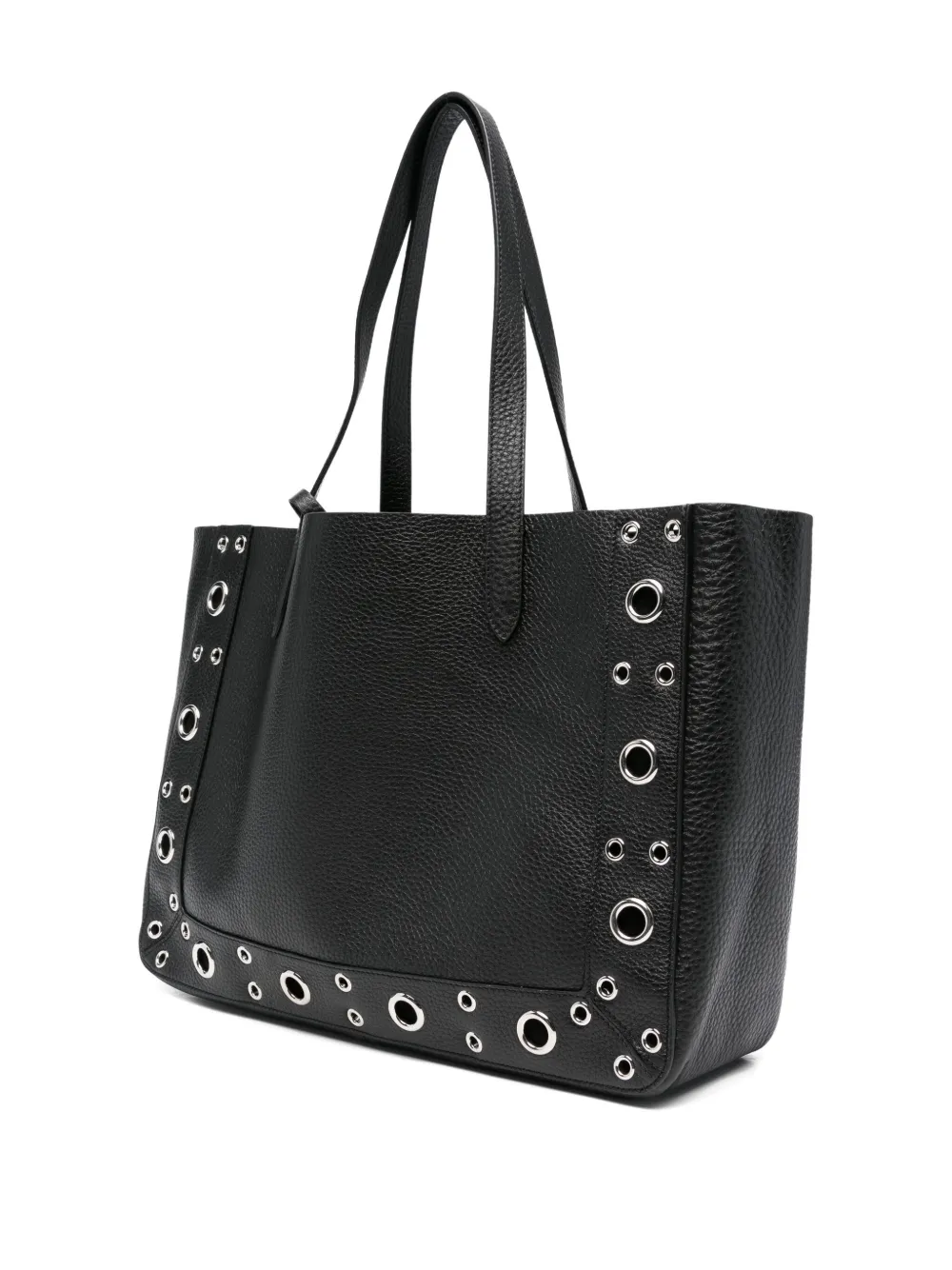 Valentino Garavani studded leather tote bag Zwart