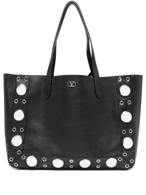 Valentino Garavani studded leather tote bag