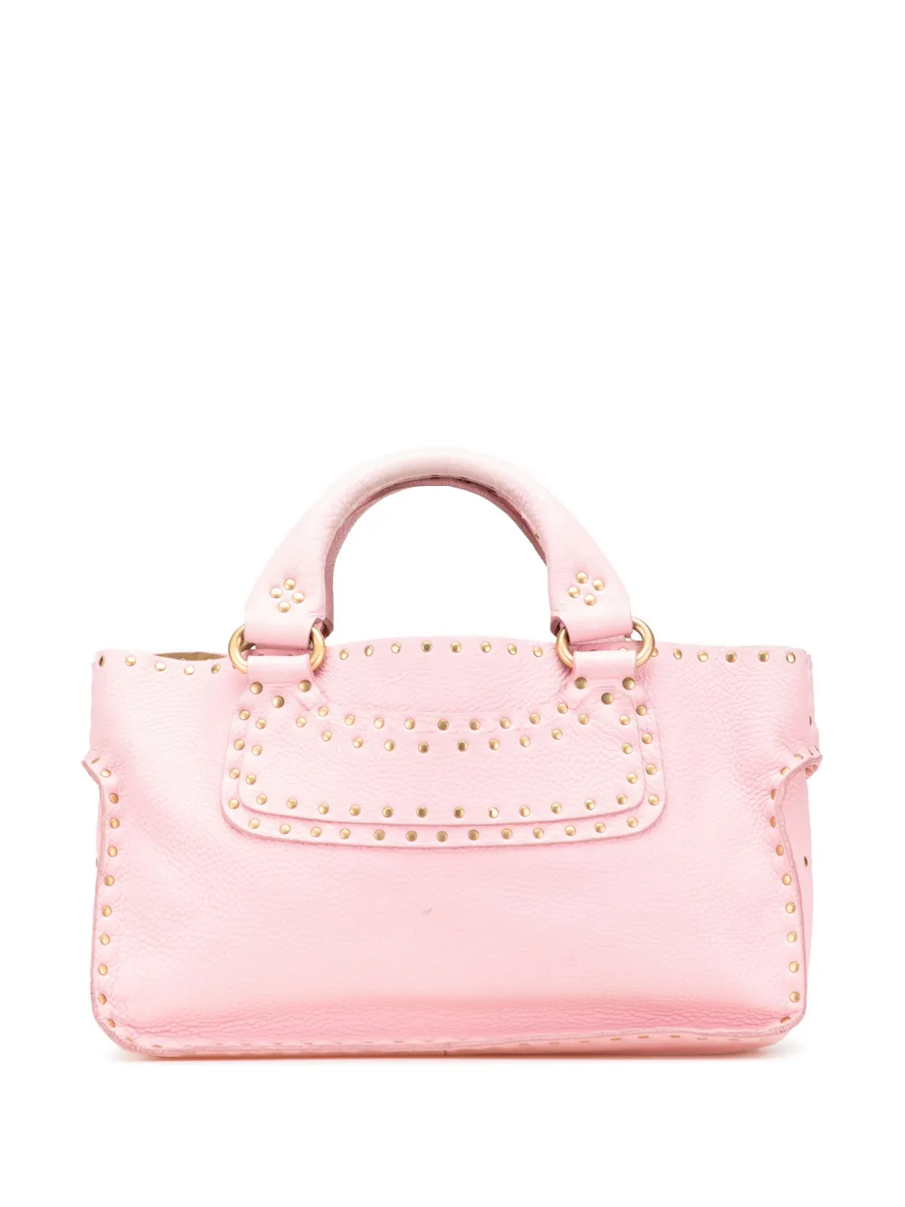 Céline Pre-Owned 2000 スタッズ レザー ブギー ハンドバッグ - ピンク Céline Pre-Owned 2000 スタッズ レザー ブギー ハンドバッグ - ピンク