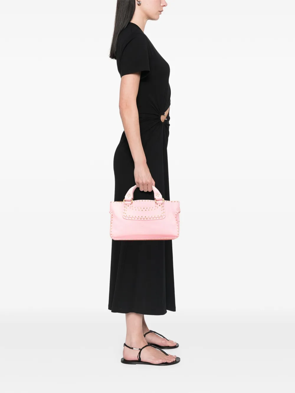 Céline Pre-Owned 2000 Studded Leather Boogie handbag | Pre-Owned | Image 2