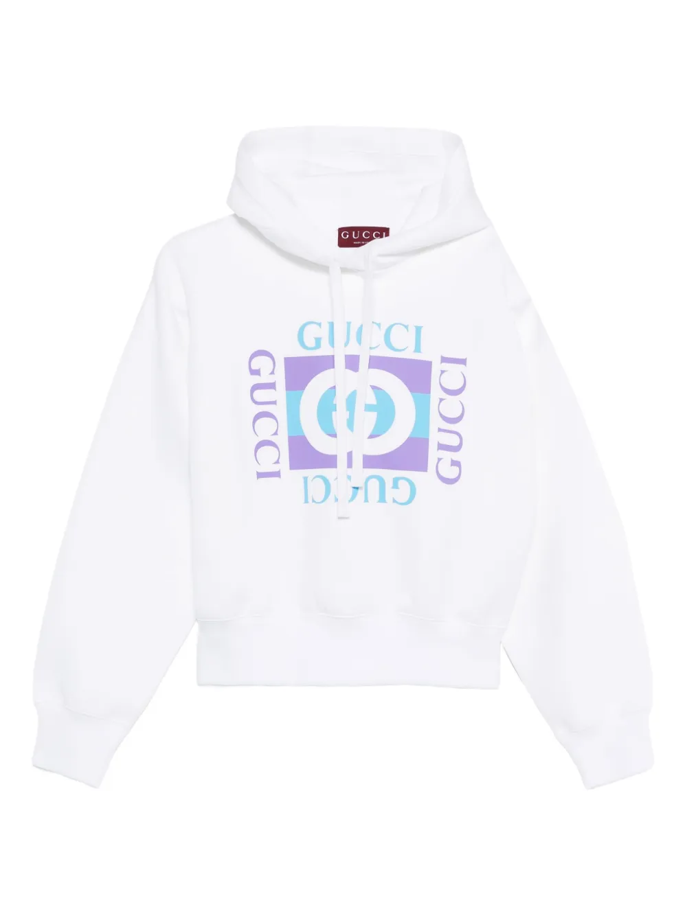 Gucci ロゴ パーカー - ホワイト Gucci ロゴ パーカー - ホワイト