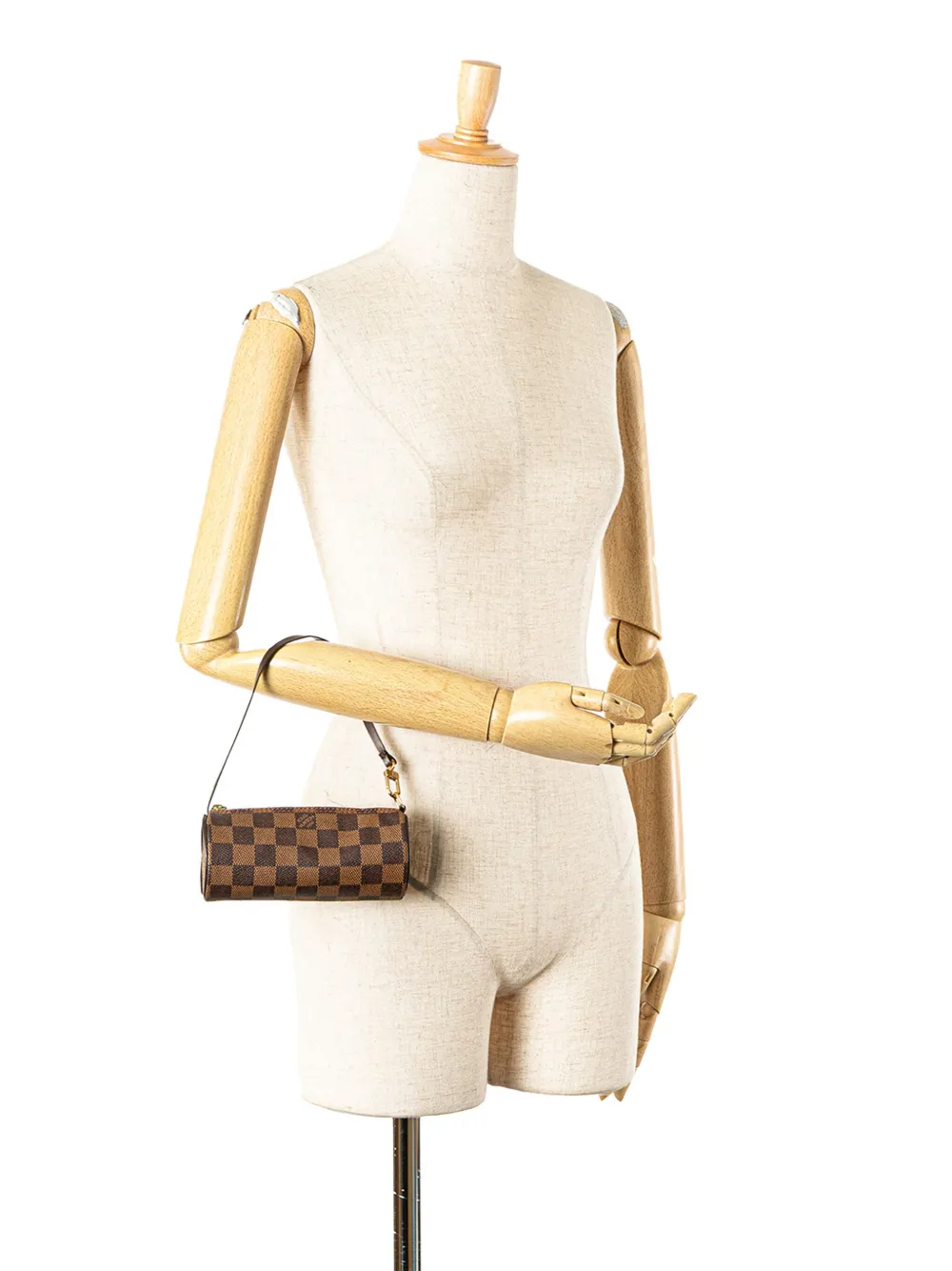 Louis Vuitton Pre-Owned 1990-2010 Damier Ebene Papillon Pochette handbag | Pre-Owned | Image 2