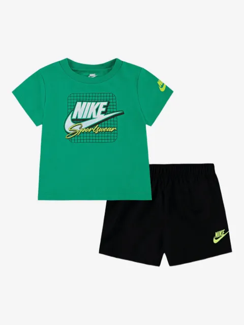 Nike Kids sportswear logo shorts set