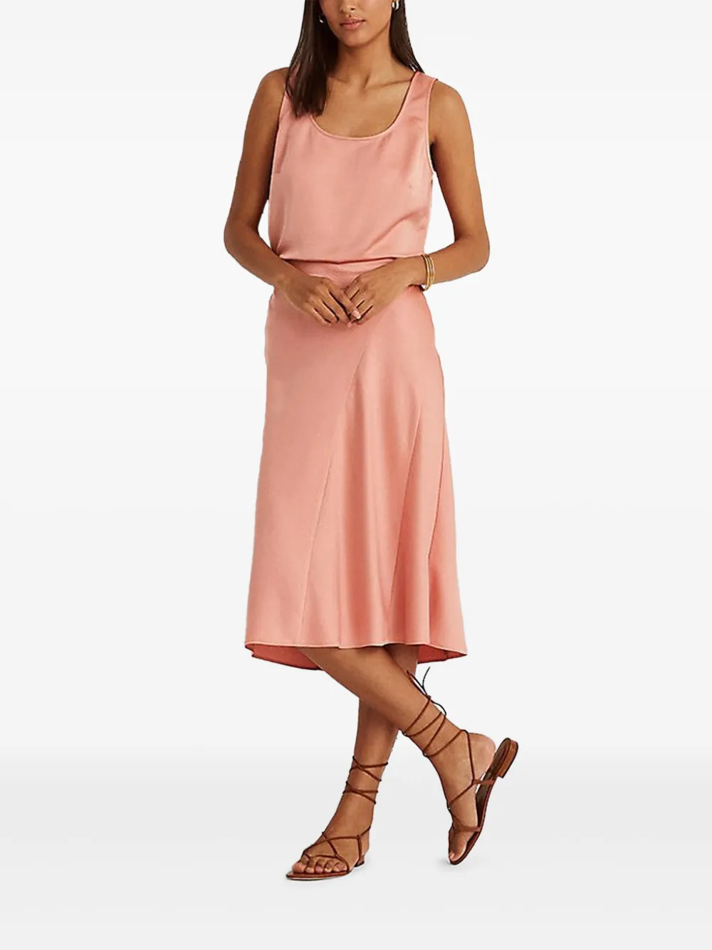 Lauren Ralph Lauren A-lijn rok met uitgesneden details Roze