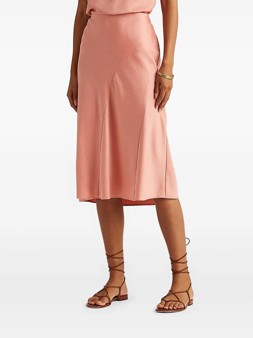 Lauren Ralph Lauren A-lijn rok met uitgesneden details Roze