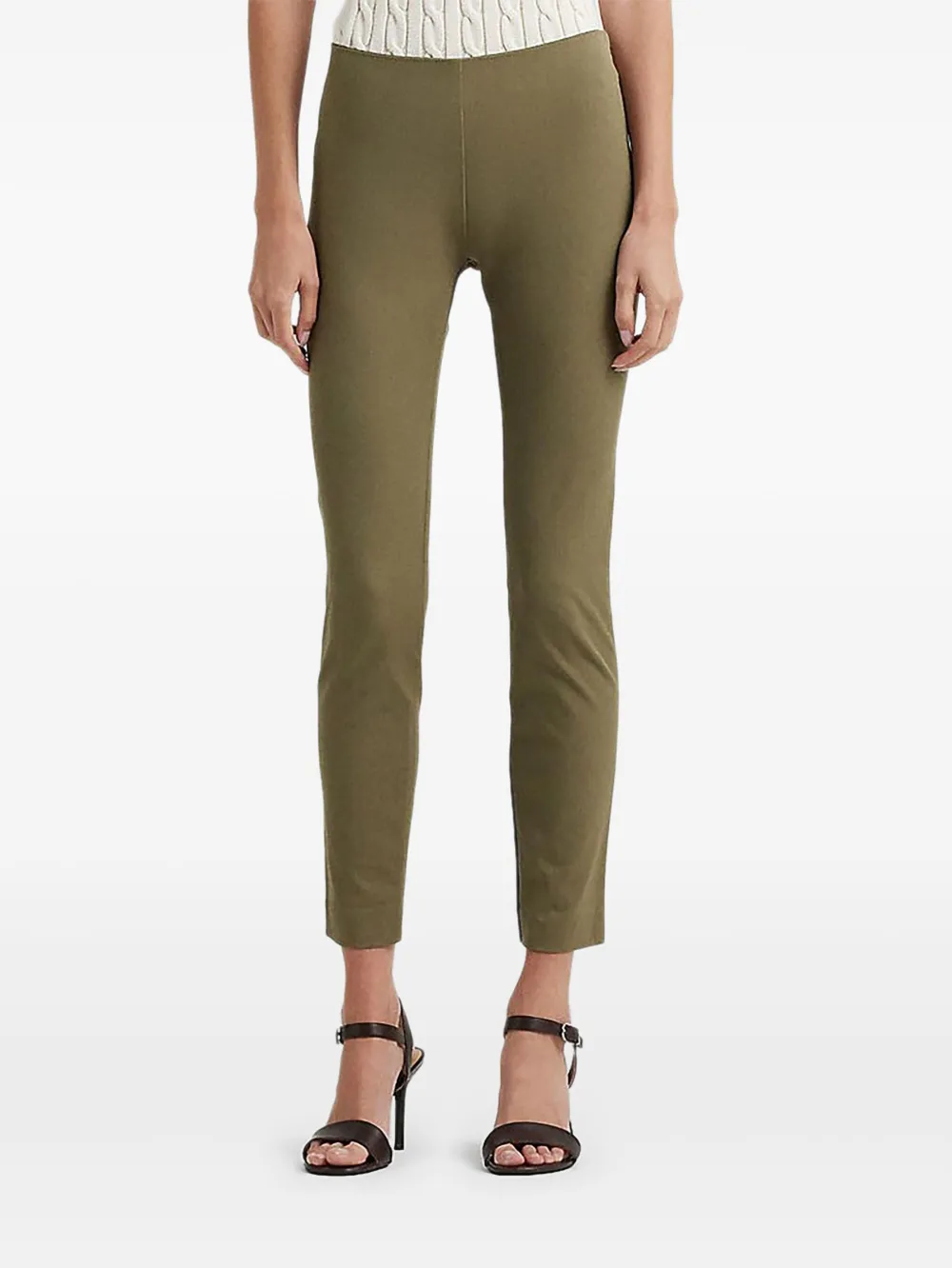 Lauren Ralph Lauren side-zip trousers Groen