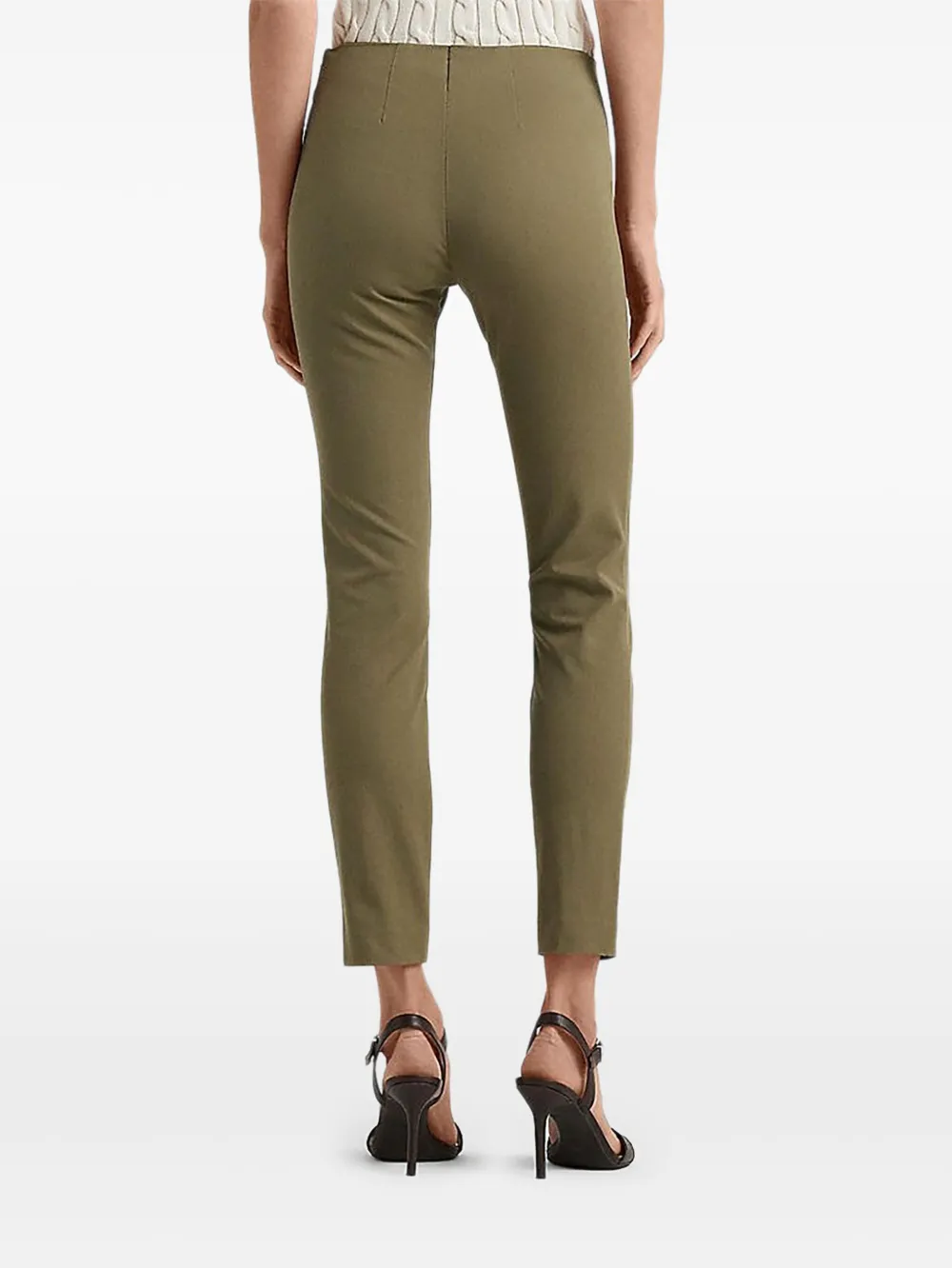 Lauren Ralph Lauren side-zip trousers Groen