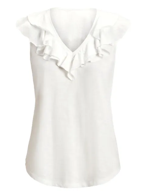 Lauren Ralph Lauren ruffle-detail sleeveless top