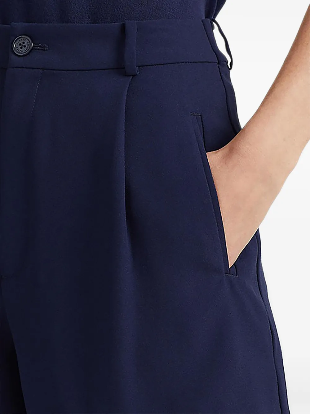 Lauren Ralph Lauren pleated pocket shorts Blauw