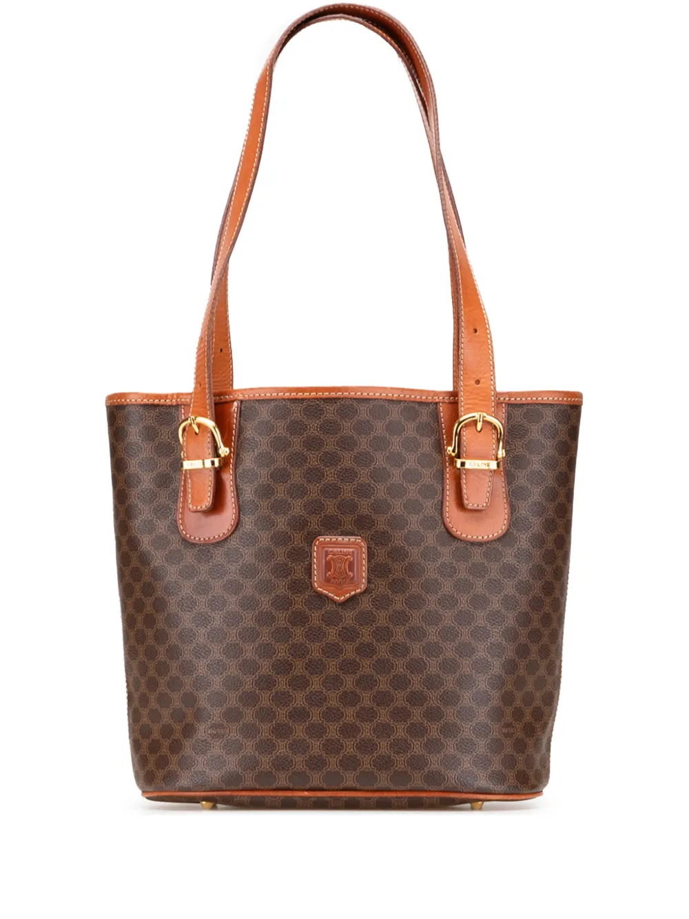 Céline Pre-Owned 1996 Macadam Coated Canvas tote bag | Brown | Image 1