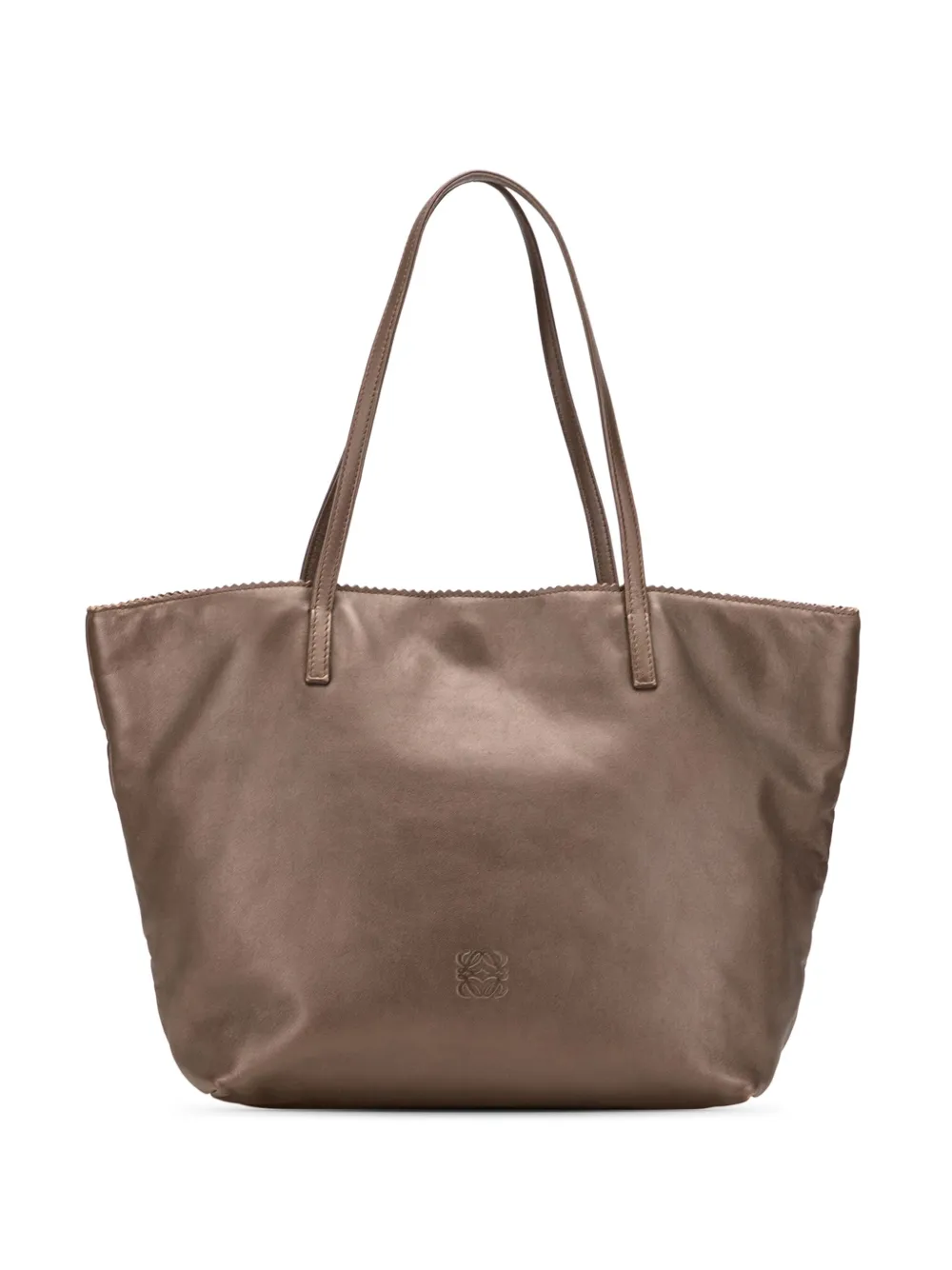 Loewe Pre-Owned 2011 アナグラム ナッパ ハンドバッグ - ブラウン Loewe Pre-Owned 2011 アナグラム ナッパ ハンドバッグ - ブラウン