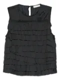 Ulla Johnson Quinn tiered ruffle top - Black