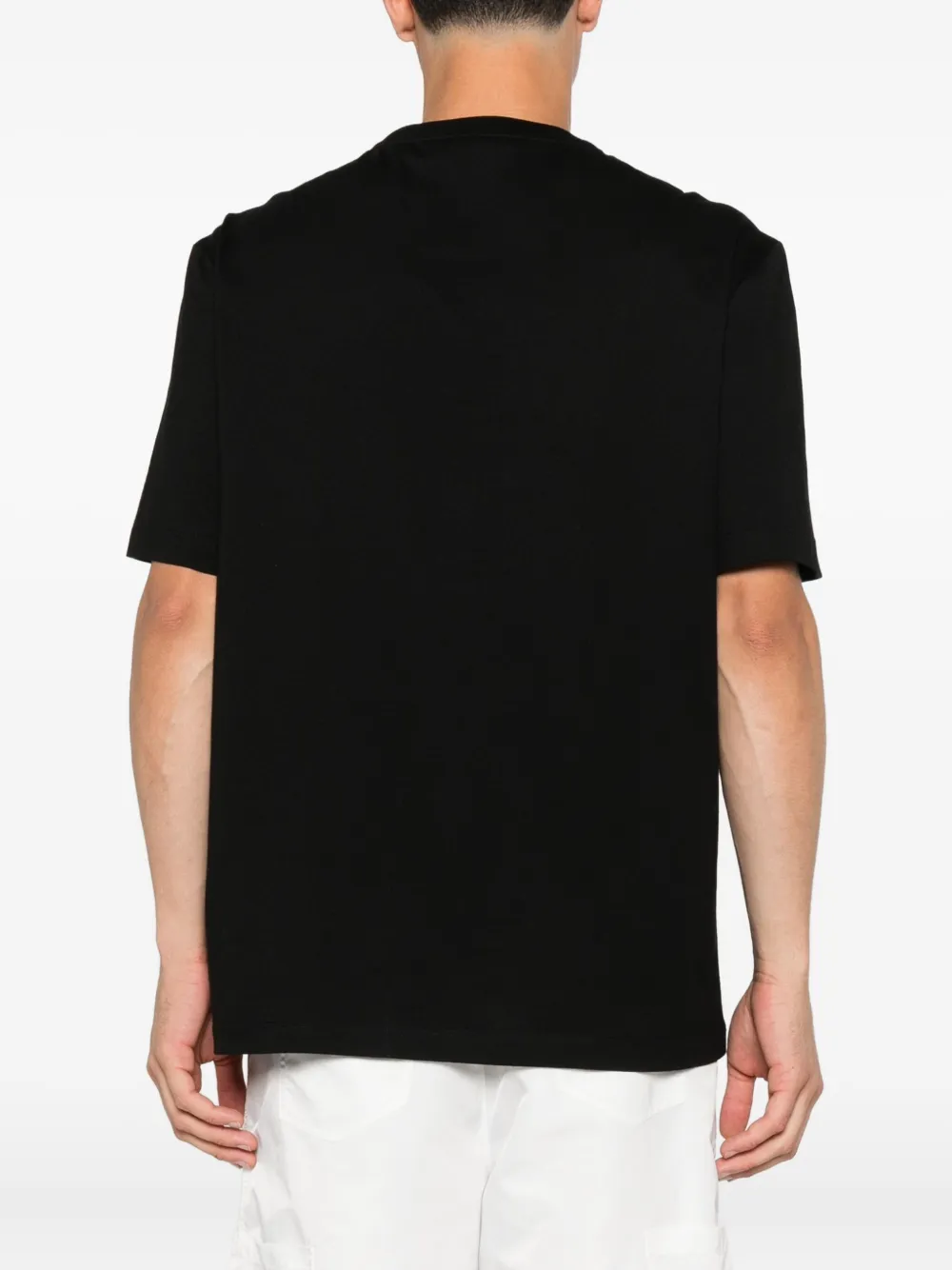 Versace T-shirt met Medusa-embleem Zwart