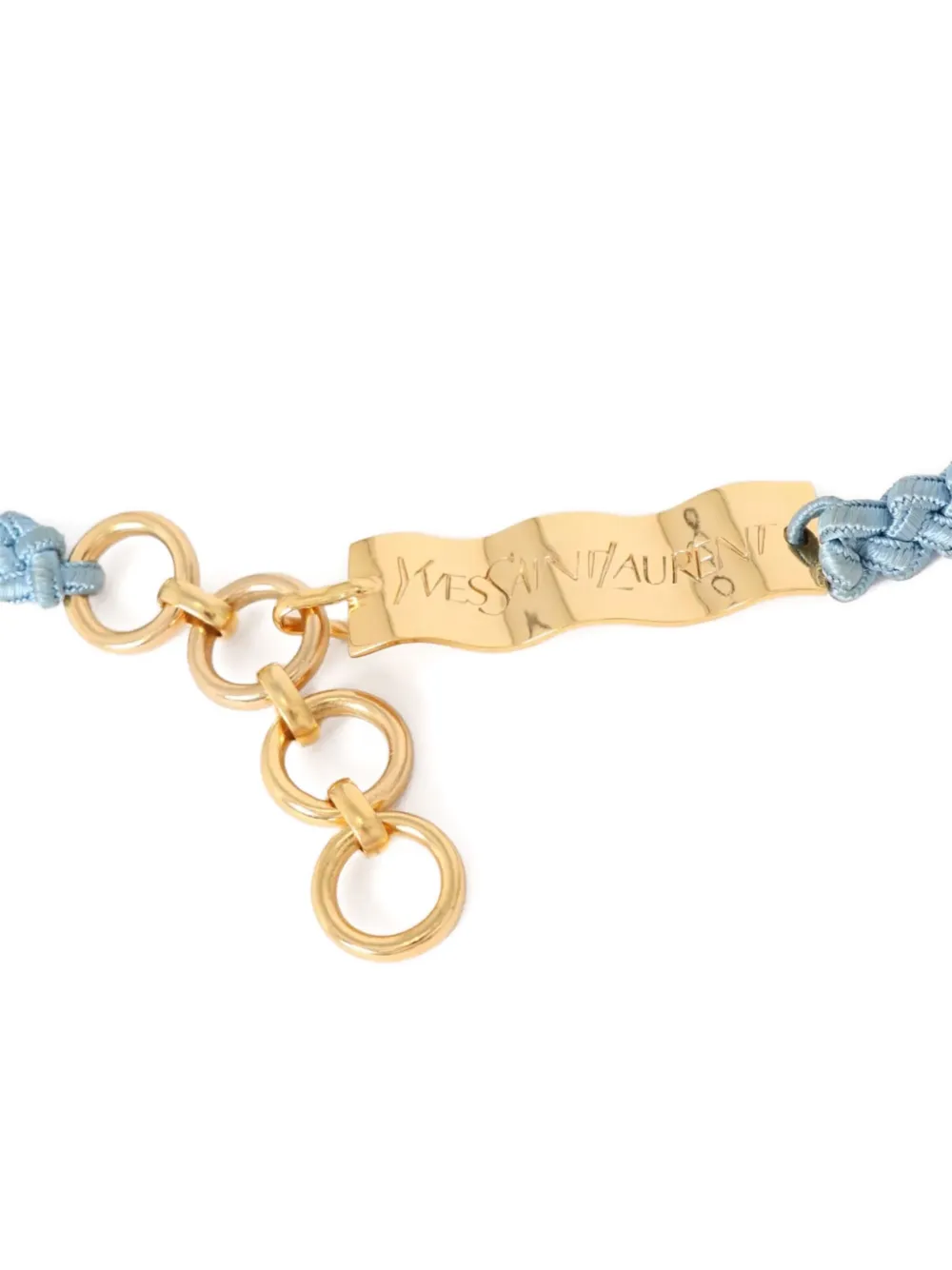 Saint Laurent Pre-Owned 1993 braided belt | Image 2