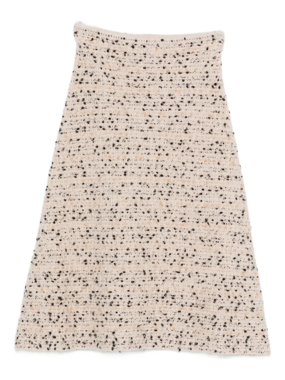 Fabiana Filippi tweed midi skirt Beige