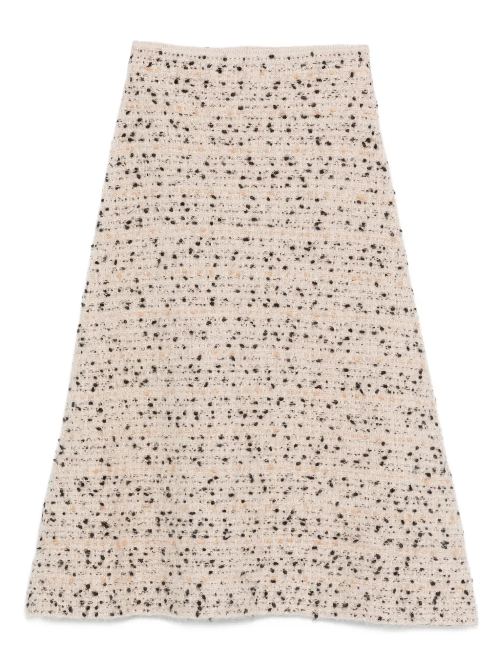 Fabiana Filippi tweed midi skirt Beige