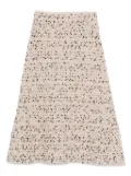 Fabiana Filippi tweed midi skirt - Neutrals