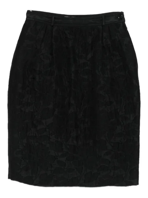 Valentino Garavani Pre-Owned 1980s Seidenrock mit Blumenmuster