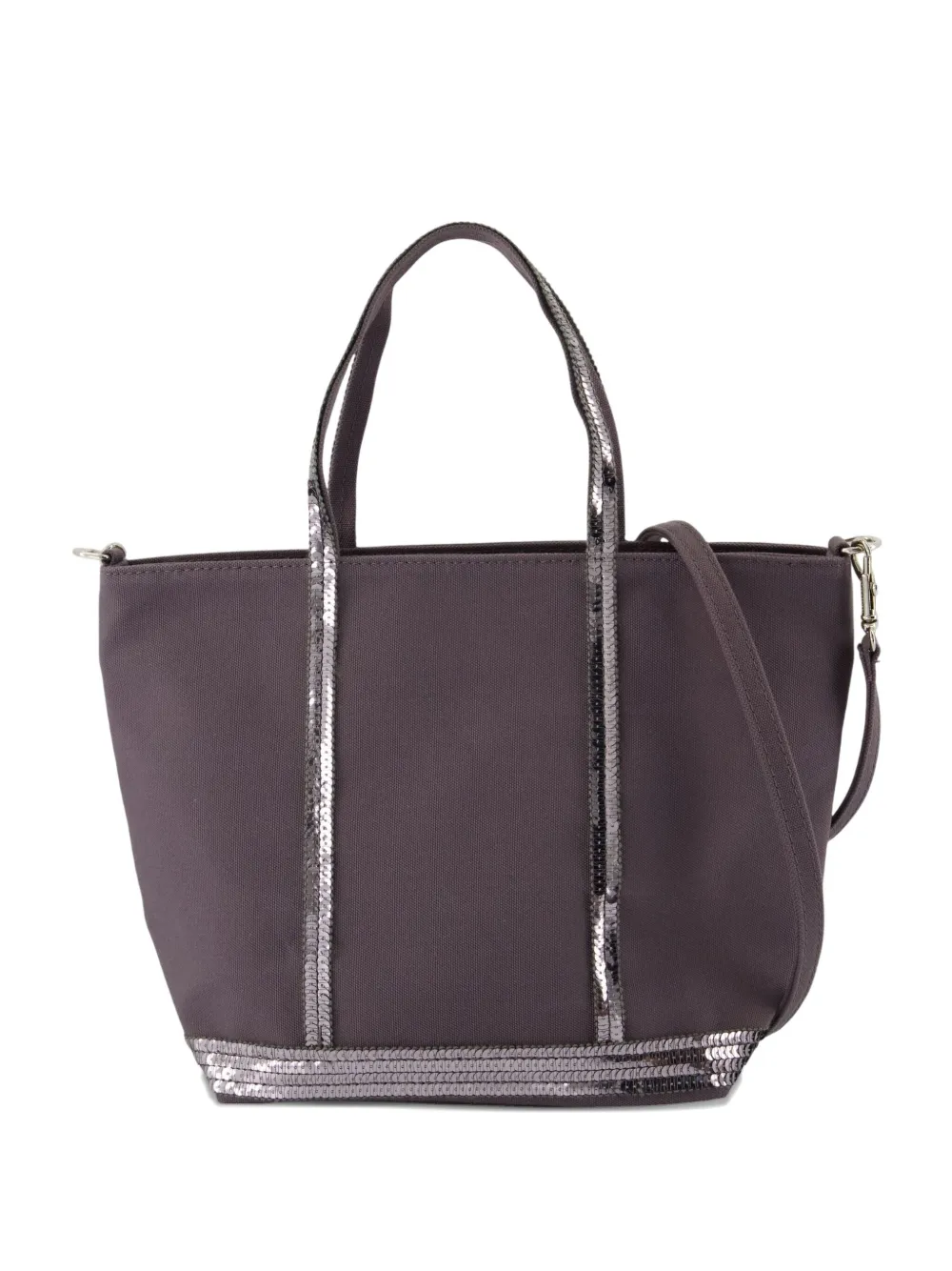 Vanessa Bruno Sequin-embellished Tote Bag In Purple