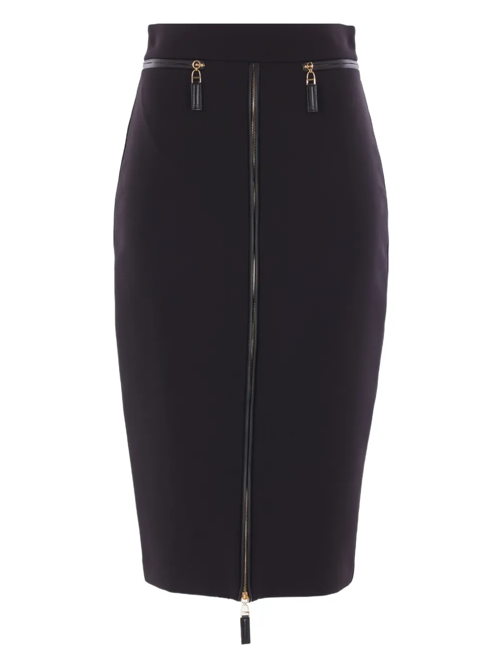 Elisabetta Franchi zip-detail pencil skirt | Black | Image 1