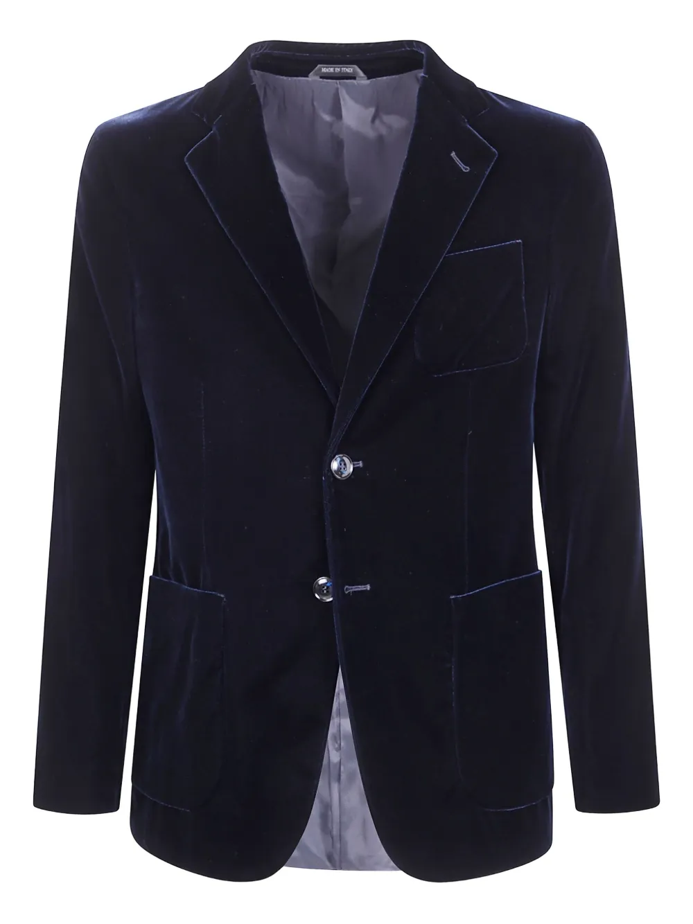 Giorgio Armani velvet blazer Blauw