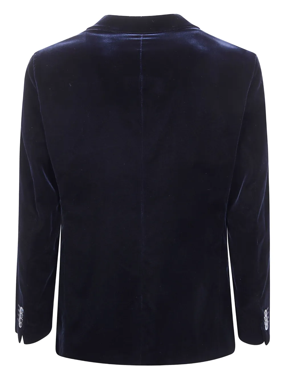 Giorgio Armani velvet blazer Blauw