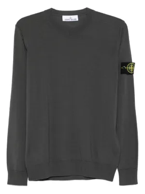 Stone Island ピケ スウェットシャツ | ブルー | FARFETCH JP