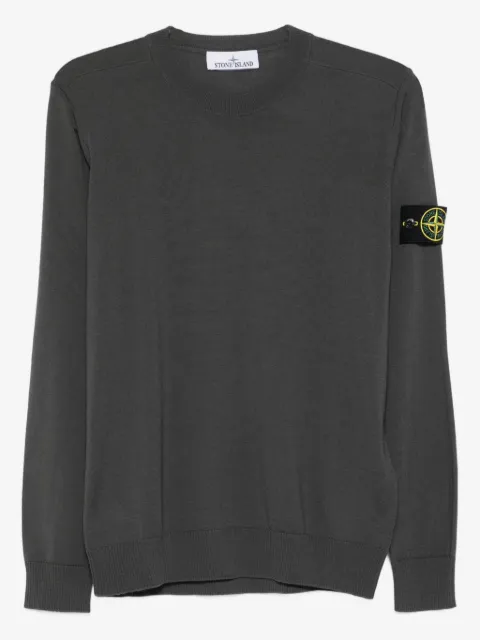Stone Island Compass-badge crew-neck sweater