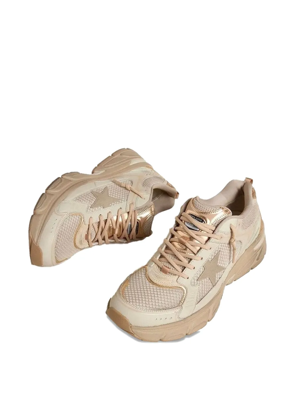 Golden Goose Lightstar lace-up low-top sneakers Neutrals