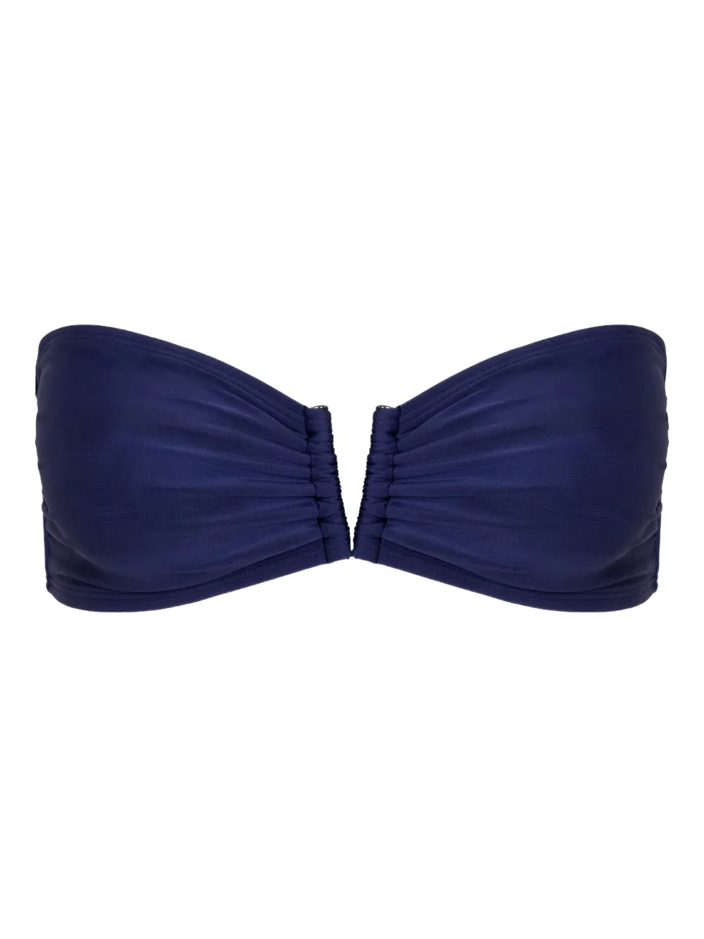 Lenny Niemeyer bandeau V-neck bikini top - Blu