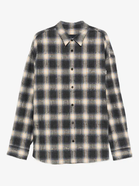 Juun.J checked cotton shirt