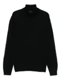Zanone turtleneck wool sweater - Black