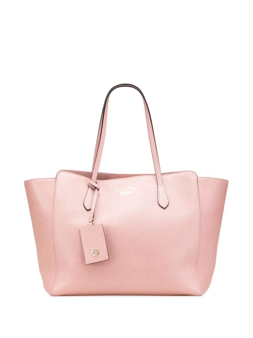 Gucci Pre-Owned 2016-2025 ミディアム レザー スウィング トートバッグ - ピンク Gucci Pre-Owned 2016-2025 ミディアム レザー スウィング トートバッグ - ピンク