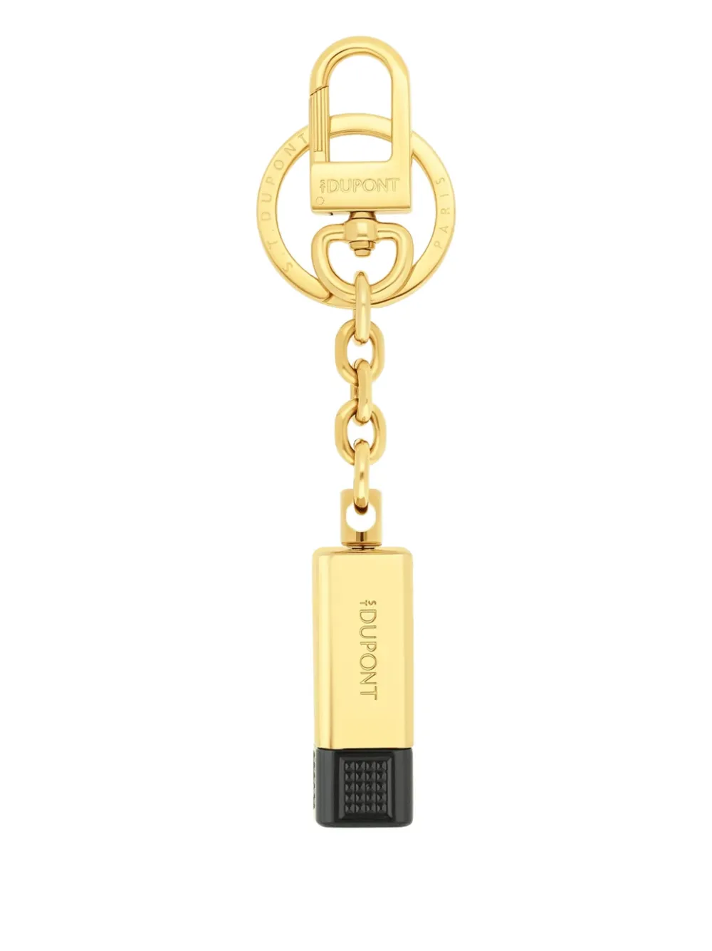 S.T. Dupont rectangular lighter keyring - ブラック S.T. Dupont rectangular lighter keyring - ブラック