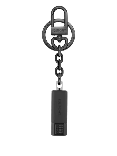 S.T. Dupont logo-engraved keyring 