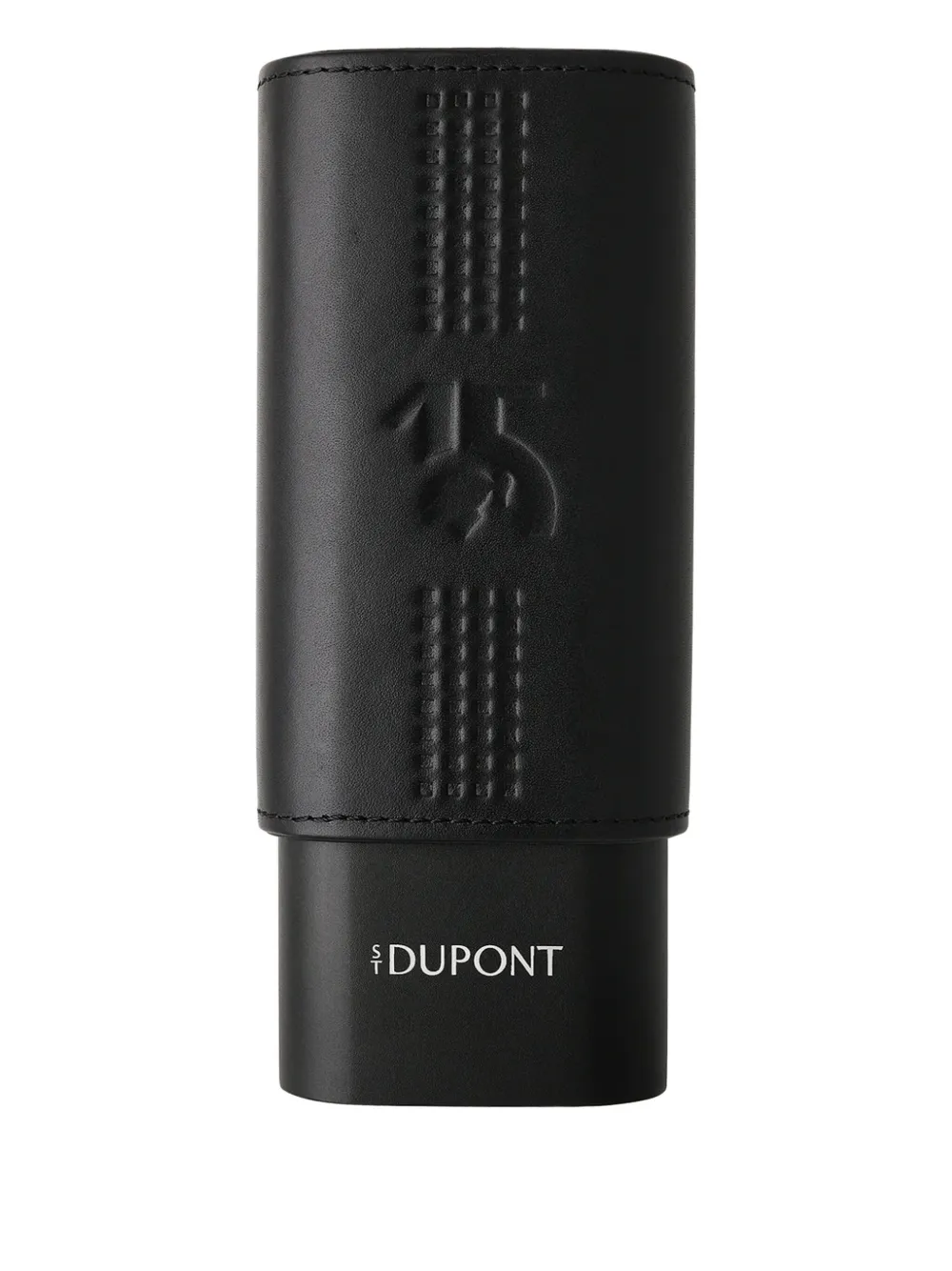 S.T. Dupont logo-debossed cigar case - ブラック S.T. Dupont logo-debossed cigar case - ブラック