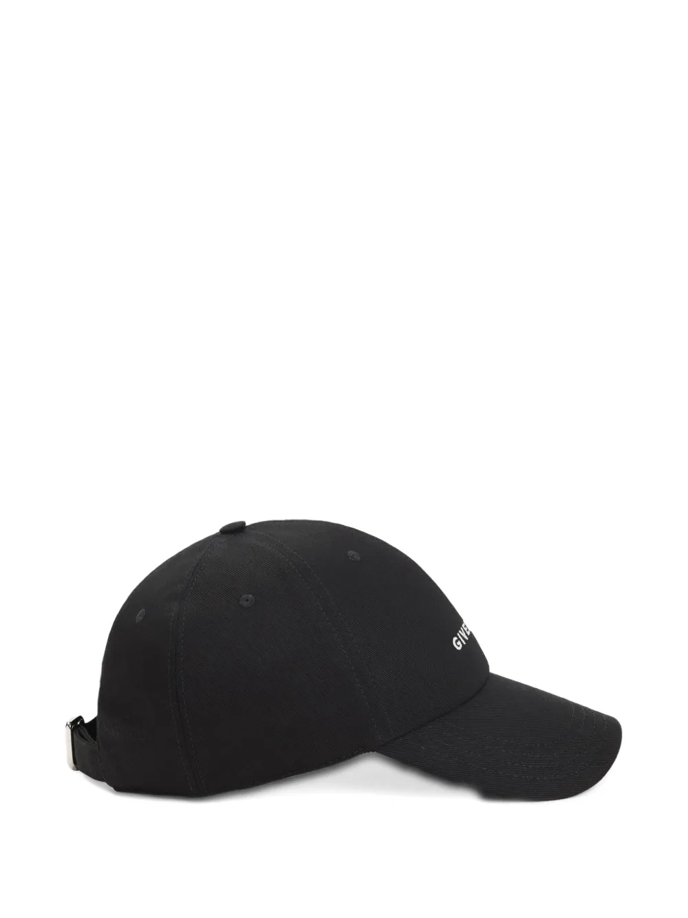 Givenchy logo-embroidered baseball cap Zwart