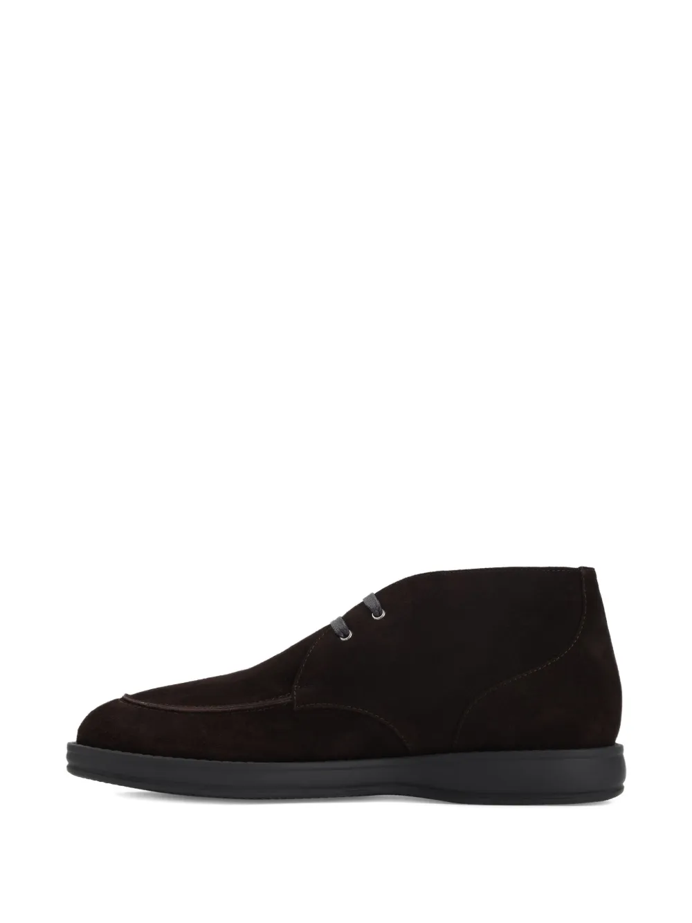 Brioni suede lace-up desert boots Brown
