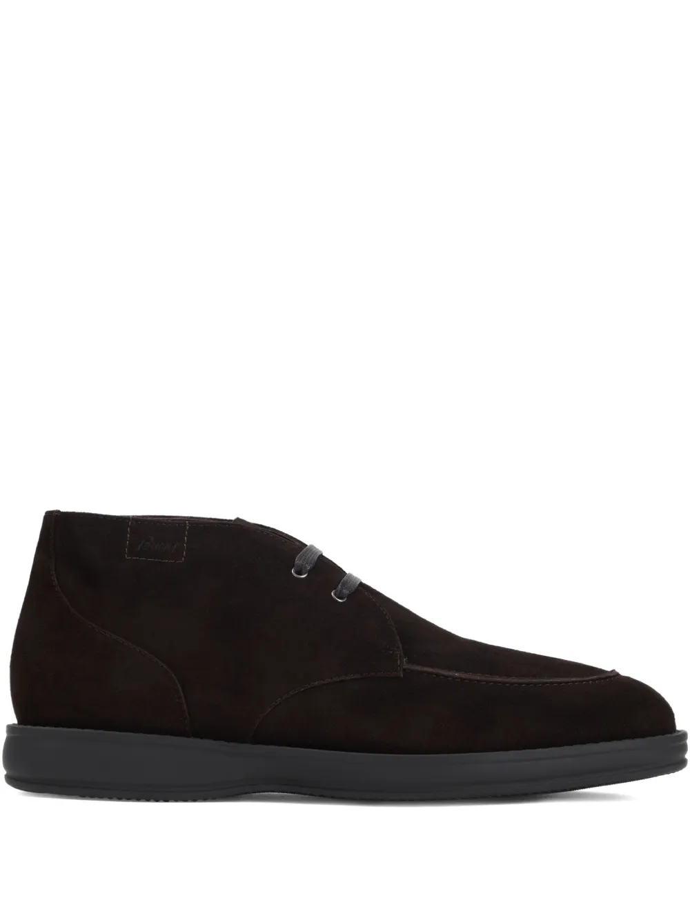 Brioni suede lace-up desert boots Brown