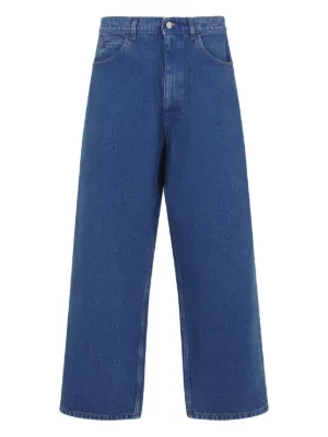 MM6 Maison Margiela ワイドジーンズ | ブルー | FARFETCH JP